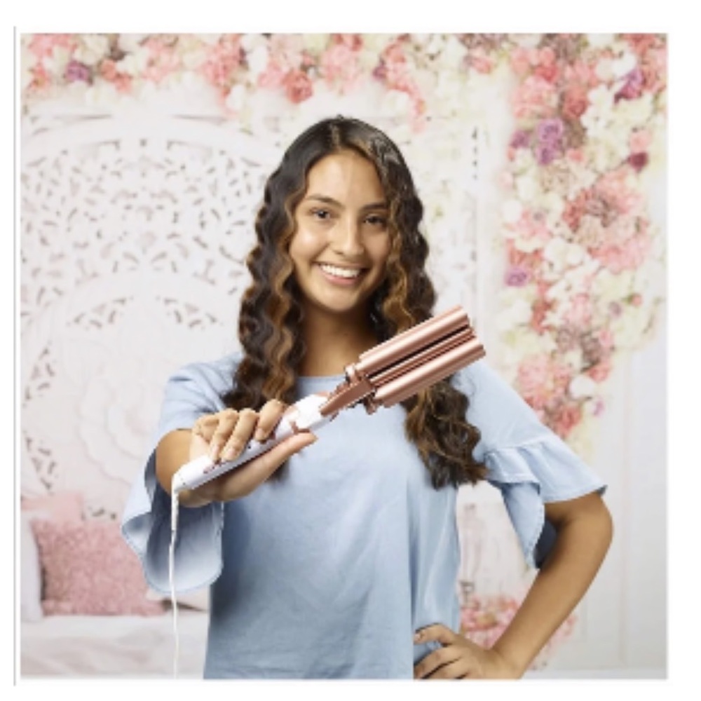 Conair double ceramic triple barrel waver